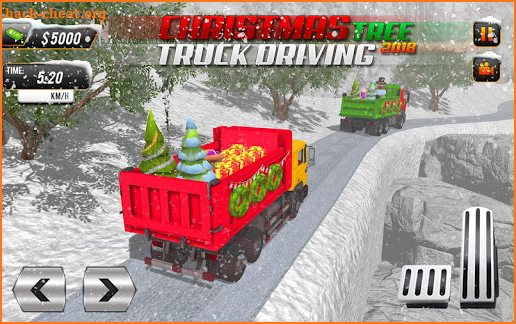 Christmas Tree Transporter Truck: Driving Games screenshot