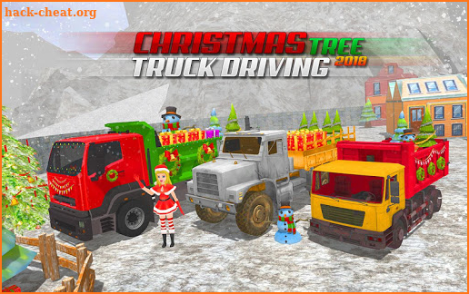 Christmas Tree Transporter Truck: Driving Games screenshot