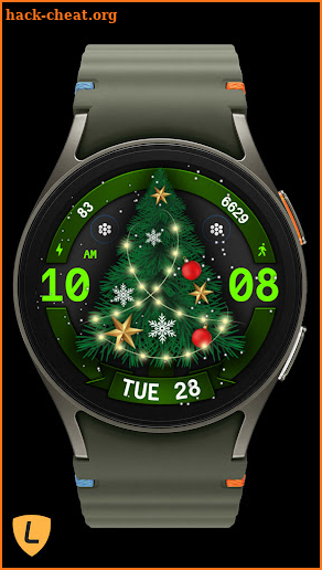 Christmas Tree Watch Face 083 screenshot