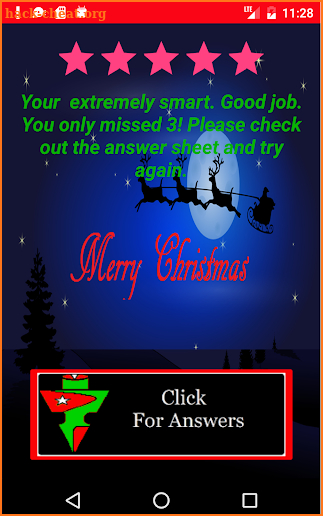 Christmas Trivia Game screenshot