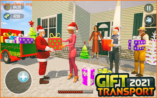 Christmas Truck Driving 2021: Gift Delivery Games screenshot
