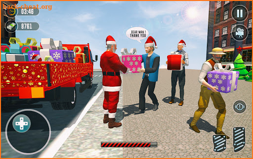 Christmas Truck Driving 2021: Gift Delivery Games screenshot