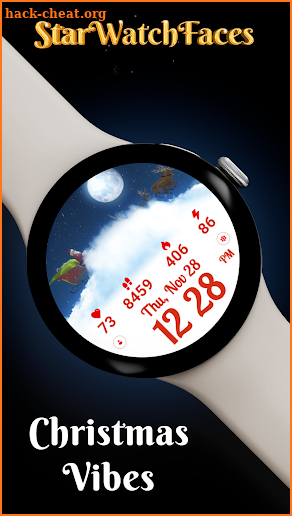 Christmas Vibes Watch Face screenshot