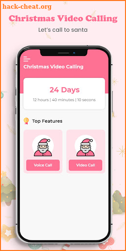 Christmas Video Call Prank screenshot