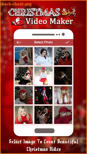 Christmas Video Maker , Christmas Slideshow Maker screenshot