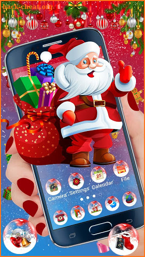 Christmas Wall Launcher Theme Live HD Wallpapers screenshot