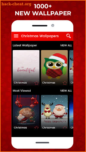 Christmas Wallpapers App screenshot