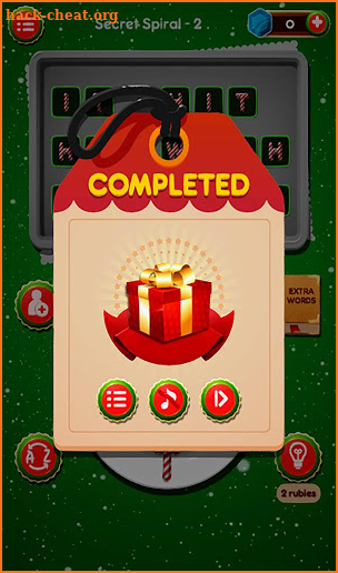 Christmas Word Game Santa Claus Puzzle Gift screenshot