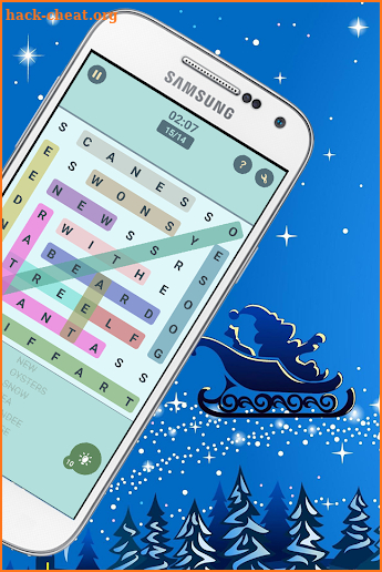 Christmas Word Search - Free Christmas Puzzle Game screenshot