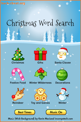 Christmas Word Search Puzzles screenshot