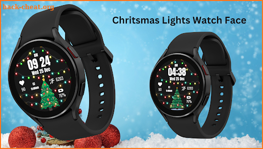 Chritsmas Lights Watch Face screenshot