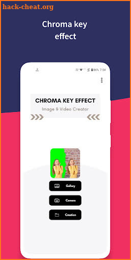 Chroma key Image-Video Creator screenshot