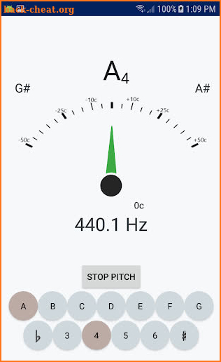 Chromatic Tuner and Tone Maker screenshot