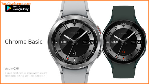 Chrome Basic Watch Face screenshot