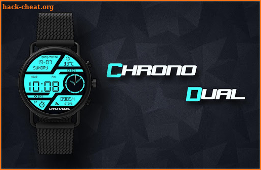 Chrono Dual Watch Face & Clock Live Wallpaper screenshot