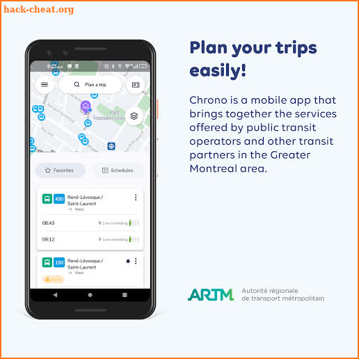 Chrono Mobile – Bus, metro and train screenshot