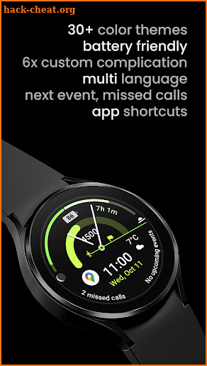 Chrono: Wear OS watch face screenshot