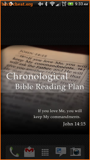 Chronological Bible Plan screenshot