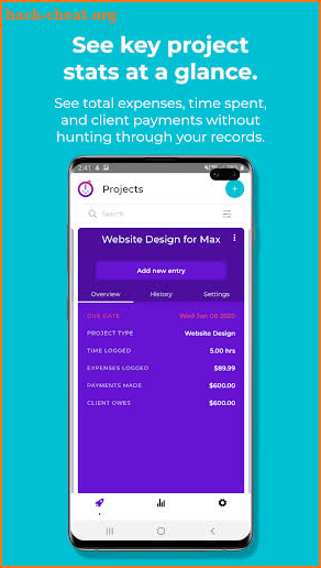 Chronos Time Tracking - Freelancer Project Mgmt screenshot