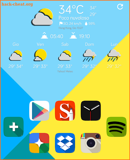 Chronus - 3D Weather Now icons screenshot