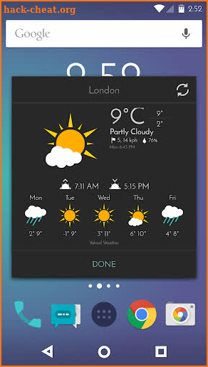 Chronus: Abhra Weather Icons screenshot