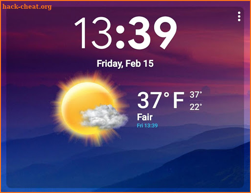 Chronus: Live HD weather icons in 64-bit color screenshot