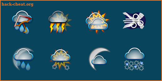 Chronus: Magical HD Weather Icons screenshot