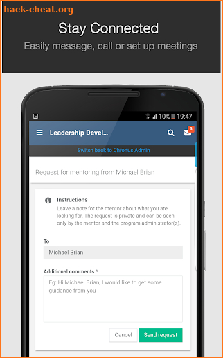 Chronus - Mobile Mentoring screenshot