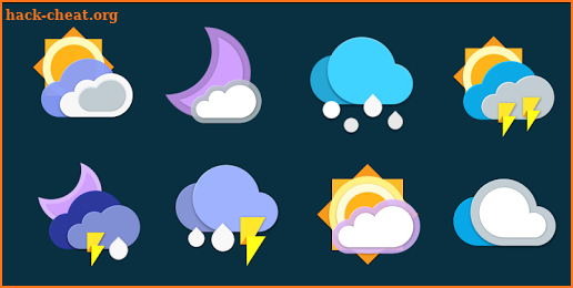 Chronus: Picasso HD Weather Icons screenshot