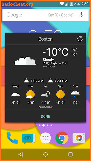 Chronus: Prakrit Weather Icons screenshot