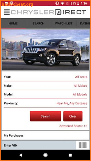Chrysler Direct screenshot
