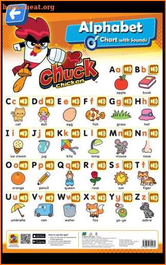 Chuck Chicken Chart With Sound screenshot