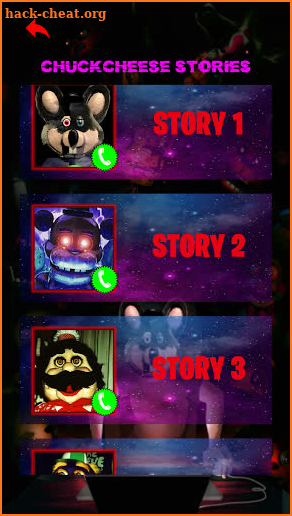 Chuck e Cheese's scary stories & Call Simulation screenshot