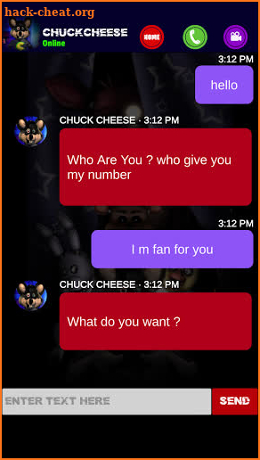Chuck e Cheese's scary stories & Call Simulation screenshot