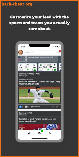 Chuck: The social sports app. screenshot