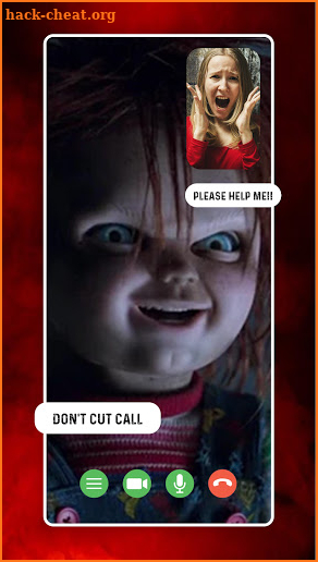 Chucky Call momo - Fake video call with scary doll screenshot