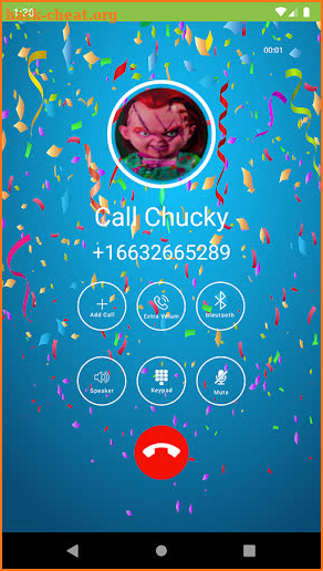 Chucky Doll Call Me ! Creepy Fake Video Call screenshot