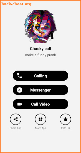 Chucky Doll Fake Video Call screenshot
