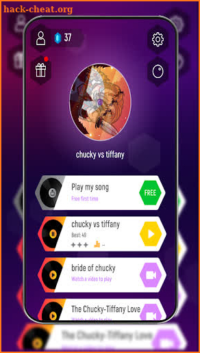Chucky EDM Hop Tiles Music screenshot