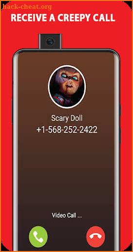 chucky scary doll video call,and chat simulator screenshot