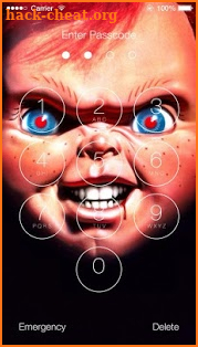 Chucky Slide Unlock Screen screenshot