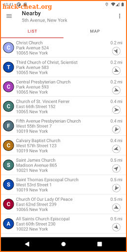 Church Finder Worldwide screenshot
