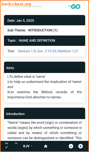 Church of Nigeria Bible Study Outline screenshot