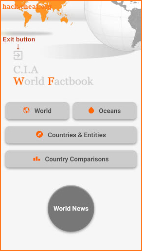 CIA World Factbook with Worldnews Ad-free screenshot