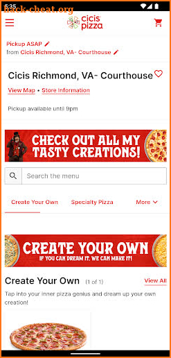 Cicis Pizza screenshot