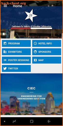 CIEC Conference screenshot