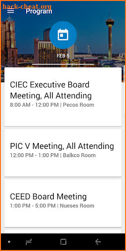 CIEC Conference screenshot