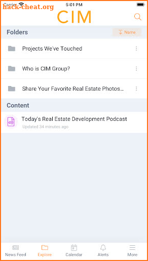 CIM Group Corporate App screenshot