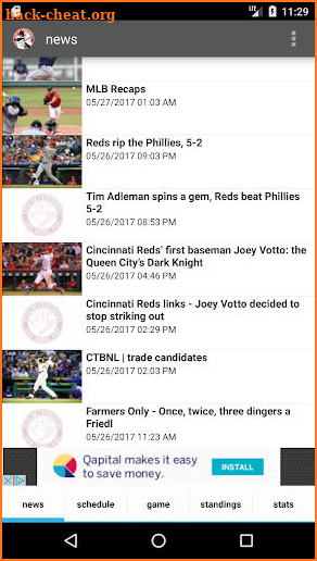 Cincinnati Baseball - Reds Edition screenshot