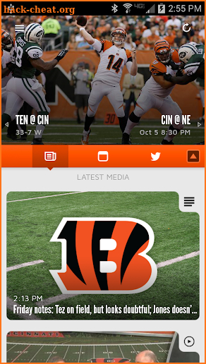 Cincinnati Bengals screenshot